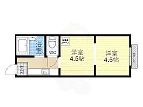 ハイツとういん  ｜ 京都府京都市左京区新東洞院町（賃貸マンション2K・2階・34.00㎡） その2