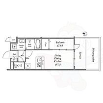 京都府京都市南区東九条北松ノ木町（賃貸マンション1LDK・1階・28.88㎡） その2