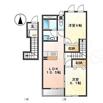 京都府京都市左京区岩倉中町（賃貸アパート2LDK・2階・52.89㎡） その2