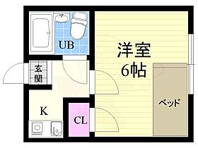 ヴィラマスミ2  ｜ 京都府京都市右京区鳴滝蓮池町（賃貸アパート1K・3階・18.00㎡） その2