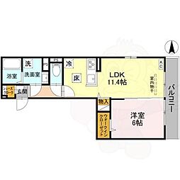 間取図画像 1LDK