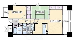 メゾン油小路 7階3LDKの間取り