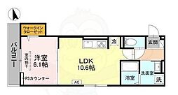 GRAMM御陵荒木C 2階/-