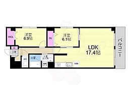 sawarabi御所 4階/-