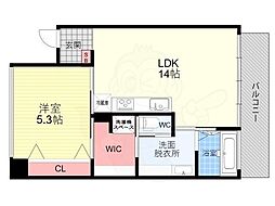 SHALIMARNISHIOJI 1LDKの間取図画像