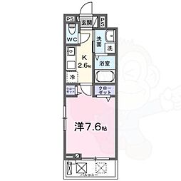 オーサム ヴィレッジ 京都桂 3階/-
