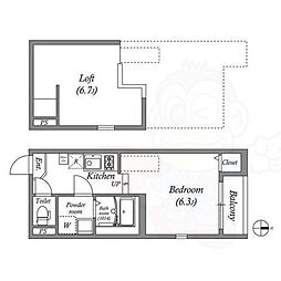 京都地下鉄東西線 椥辻駅 徒歩10分 2階/-