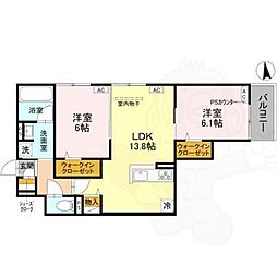 ハイダウェイ 両替町 2階/-