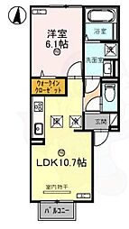 間取図画像 1LDK