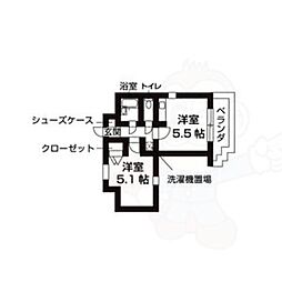 エステート朱雀 2階