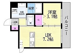 間取図画像 1LDK