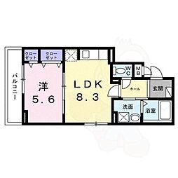 ヒカルサ京都大宮中林2 3階/-