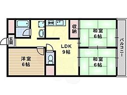シャルレ8番館 2階/-