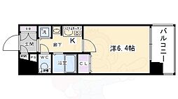 プレサンス京都駅前千都 1Kの間取図画像