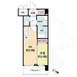 ブランシエスタ西京極 6階/-