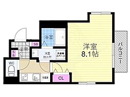アドバンス京都デタンデュ 1Kの間取図画像
