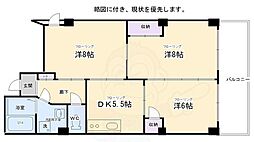シャトーレスト 3DKの間取図画像