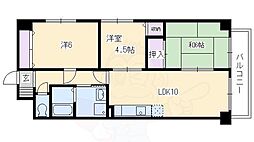 ラメゾンボヌール 3LDKの間取図画像