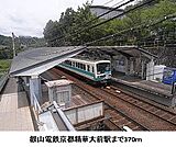 叡山電鉄京都精華大前駅まで370m