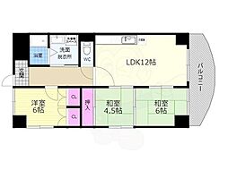 コンフォール 3LDKの間取図画像