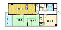 インペリアル明日香 3LDKの間取図画像