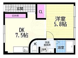 第二住田屋ビル 2階/-