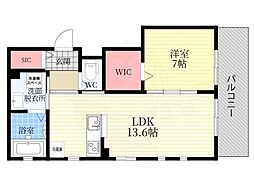 リモーネ 1LDKの間取図画像