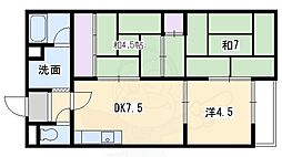 Choei31コーポきぬもと 3DKの間取図画像