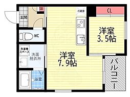 REGALESTサンメゾン四ノ宮 2階