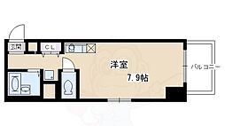 プラネシア京都 1Kの間取図画像