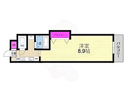 Casadeissa 1Kの間取図画像