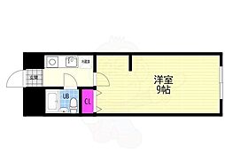 コーポいちらく 1Kの間取図画像