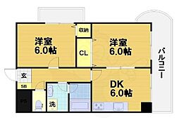 第43長栄大晋メゾネ西院ノ森 5階/-