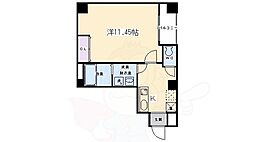 エターナル高辻 1Kの間取図画像