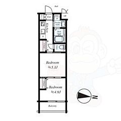 物件の間取り