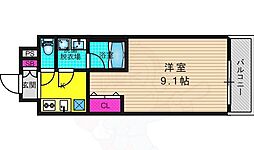 ベラジオ京都洛南グルーブ 1Kの間取図画像