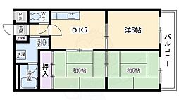 ロイヤルコーポ 3DKの間取図画像