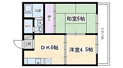 サンハイツ岩倉B棟 2階/-