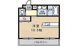 パーシモンヒル・田原 1Kの間取図画像