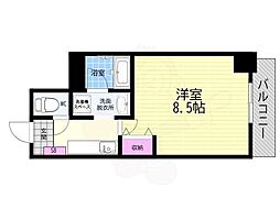 YSM21 1Kの間取図画像