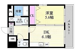 ヴェルメゾン御所西 8階/-