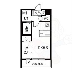 ファステート九条河原町レイヴ 1階/-