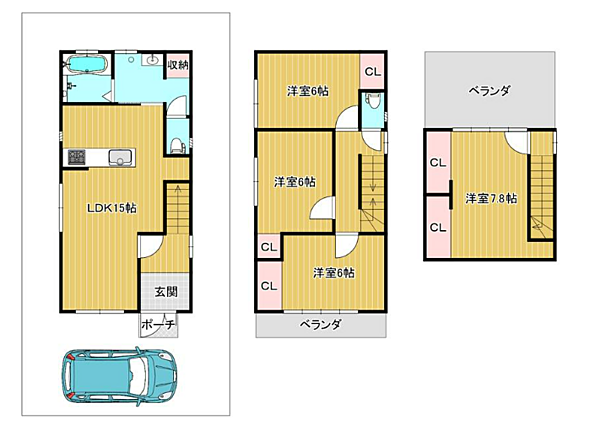 間取りを拡大表示