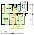 下九沢団地3号棟2階5.1万円