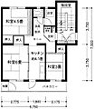 相模原田名団地5号棟4階4.4万円