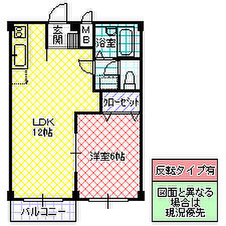 エルディム大竹 II 203号室｜茨城県つくば市花畑(賃貸アパート1LDK・2階・39.73㎡)の写真 その2