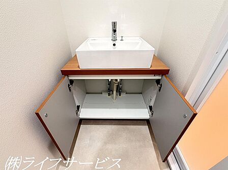洗面化粧台(ミラー設置予定あり)