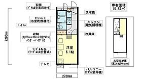 ＡｎｇｅｌｓII 112号室 ｜ 大阪府藤井寺市青山3丁目（賃貸アパート1K・1階・19.87㎡） その2