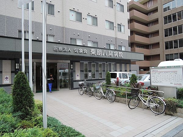 画像3:【総合病院】東朋八尾病院まで872ｍ