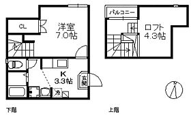 Ｗ－ＯＯＯ 101 ｜ 福岡県福岡市西区大字千里（賃貸アパート1K・1階・24.73㎡） その2